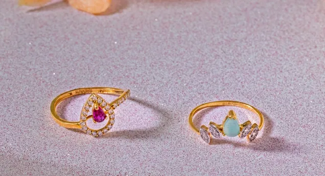 Radiant Gold Rings