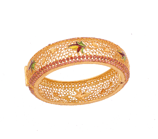 Gleam Stone Gold Bangle-JAYXGG