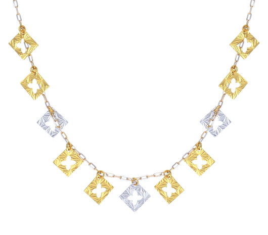 Stylish Gold Necklace-JA0OGO