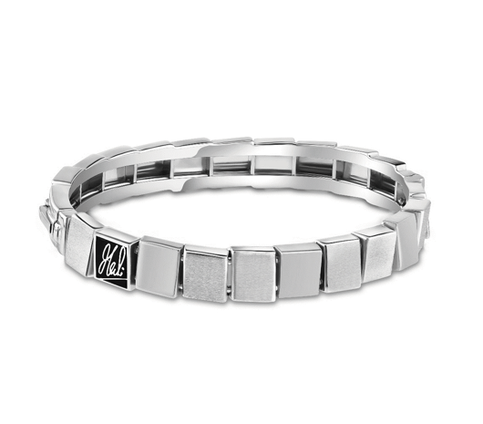 MS Dhoni Signature Edition Platinum Bracelet-JAD1V0